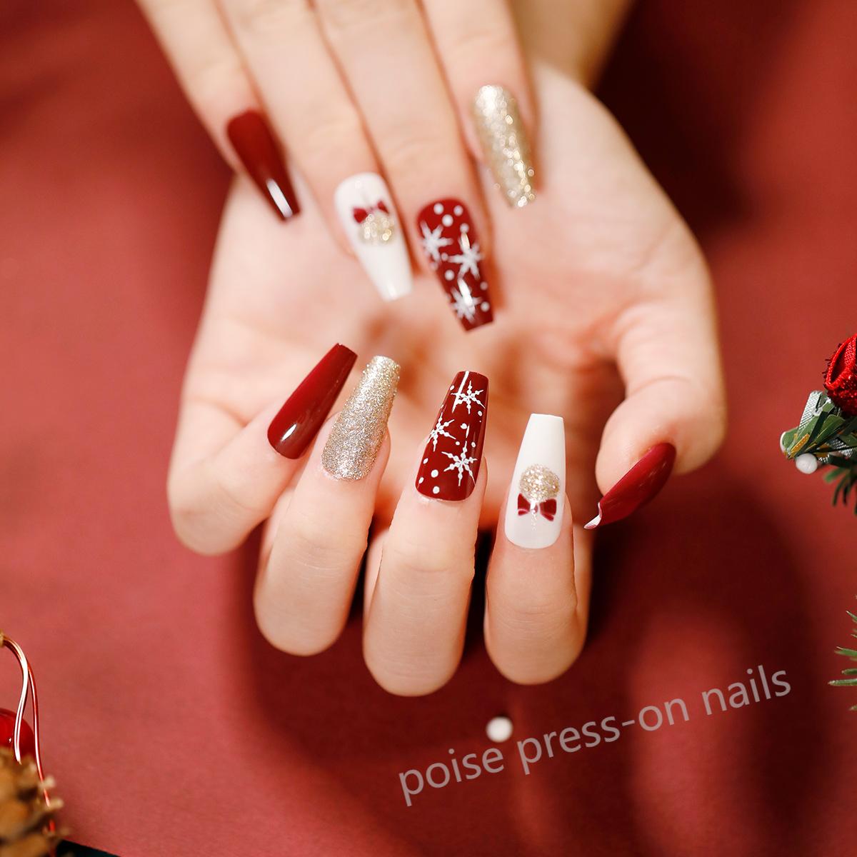 (BUY 10 GET 10 FREE) Christmas Nails Sale!!!