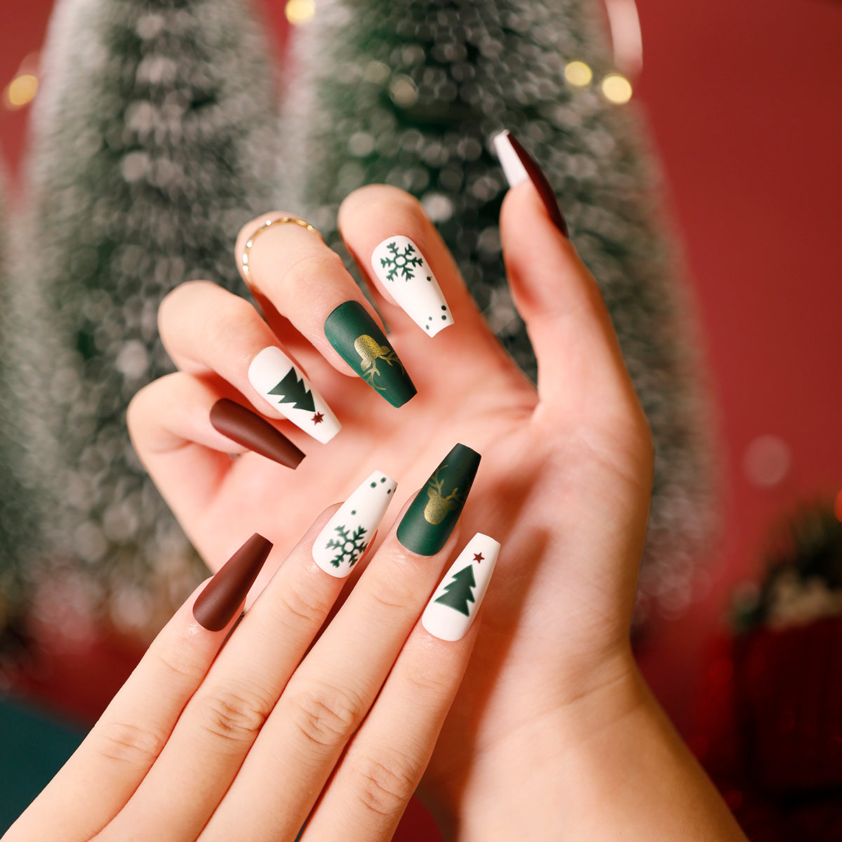 (BUY 10 GET 10 FREE) Christmas Nails Sale!!!