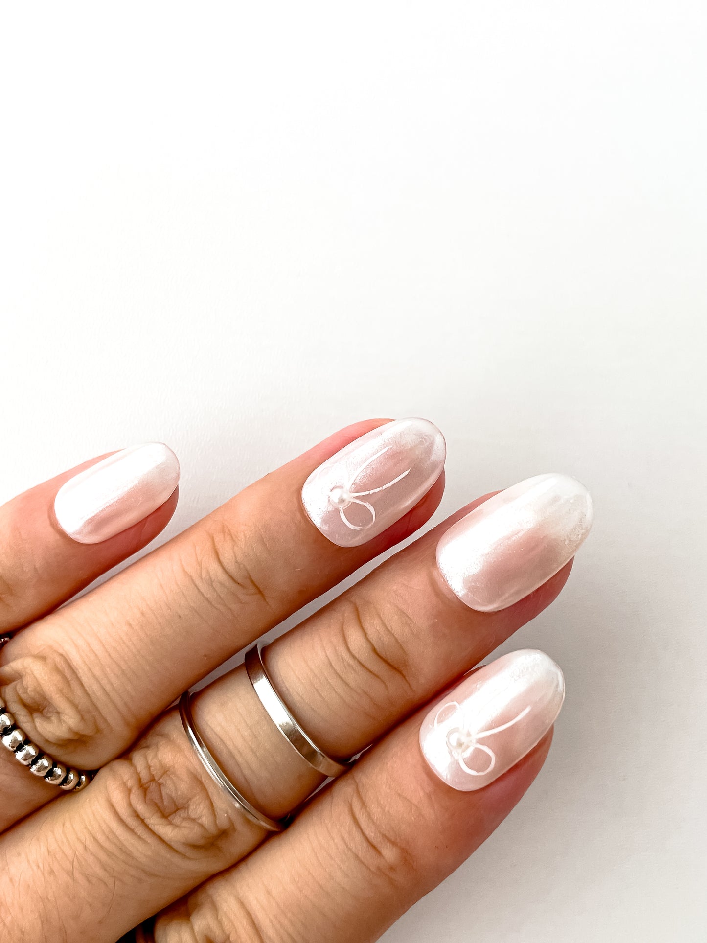 100% HANDMADE Jennie/Blackpink style Press-on Nails 10Pcs Set