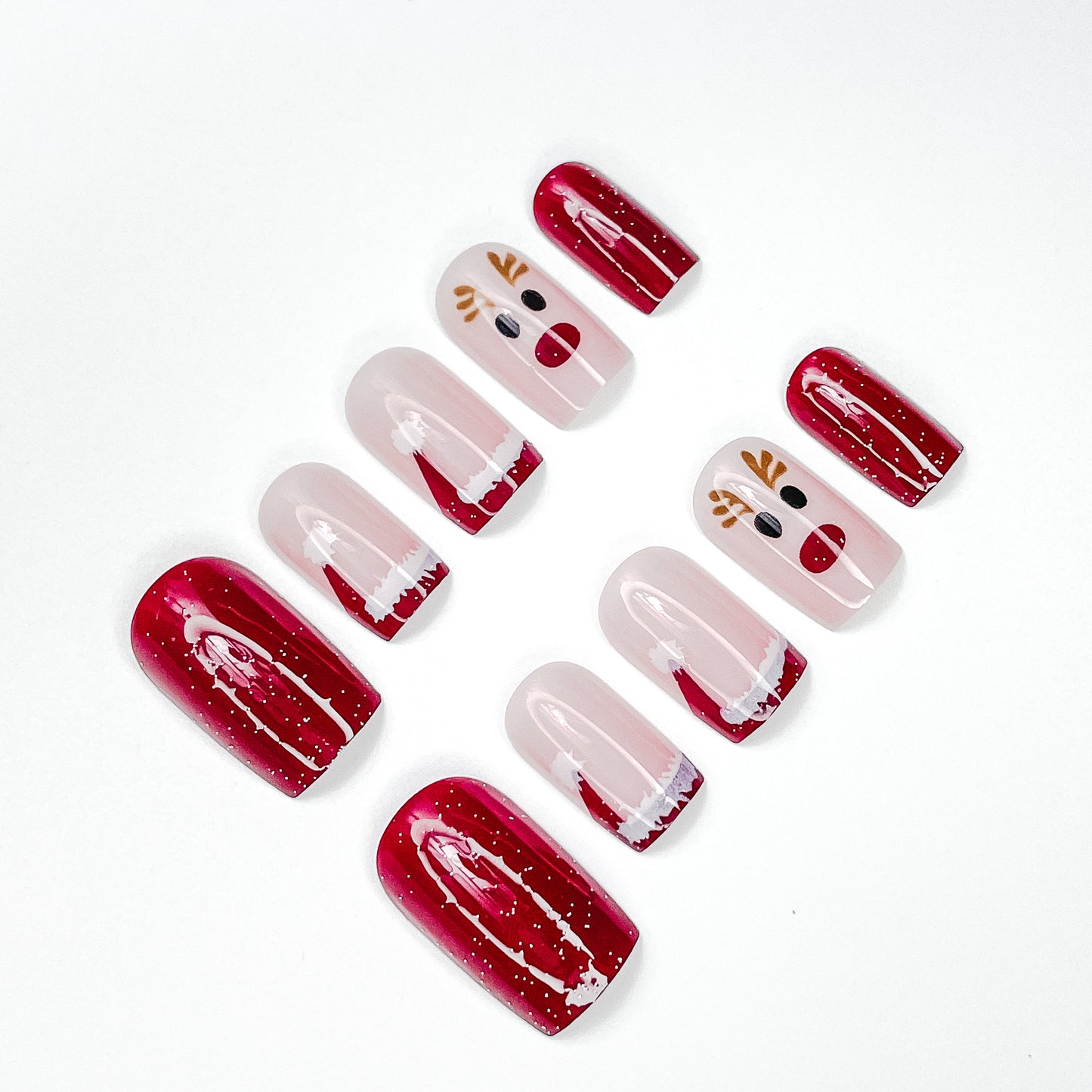 POISE Christmas Press-on Nails 24PCS set