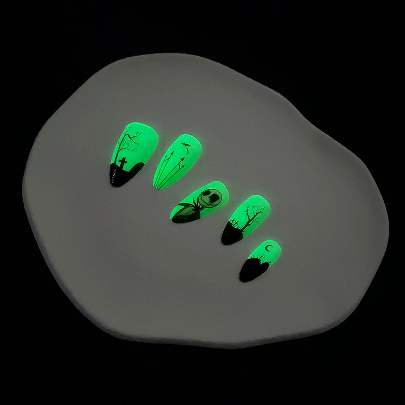 24pcs set Halloween Design Press On Nails