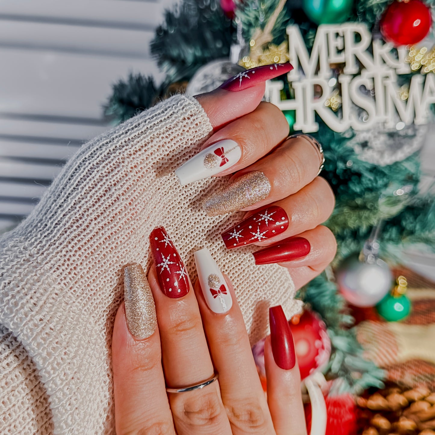 (BUY 10 GET 10 FREE) Christmas Nails Sale!!!