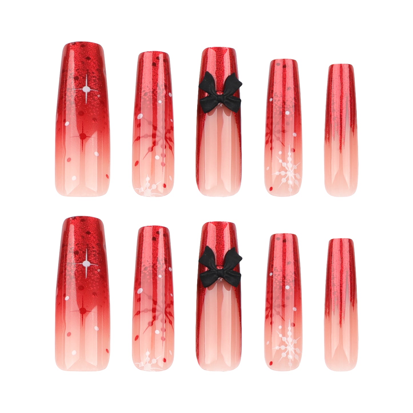 POISE Christmas Press-on Nails 24PCS set